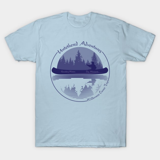 Solo Paddler T-Shirt by Untethered Adventures 